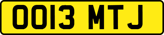 OO13MTJ