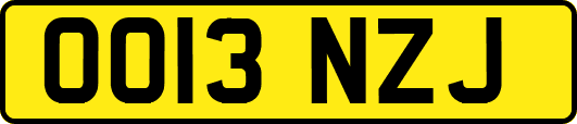 OO13NZJ