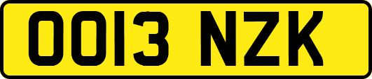 OO13NZK