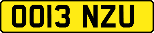 OO13NZU