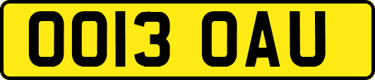 OO13OAU