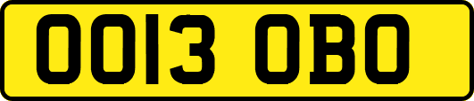 OO13OBO