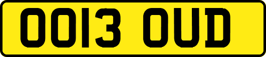 OO13OUD