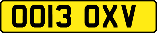 OO13OXV