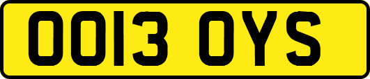 OO13OYS