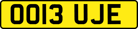 OO13UJE