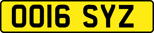 OO16SYZ