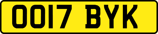 OO17BYK