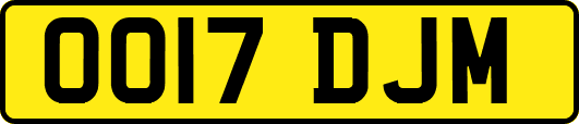 OO17DJM
