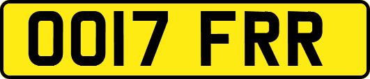 OO17FRR