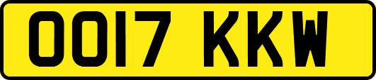 OO17KKW