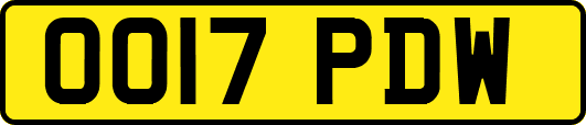 OO17PDW