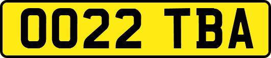 OO22TBA