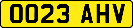 OO23AHV