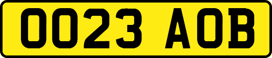 OO23AOB