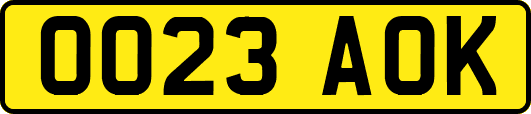 OO23AOK