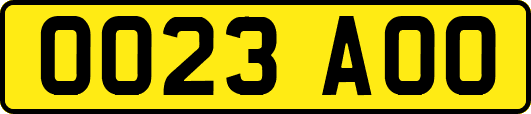 OO23AOO