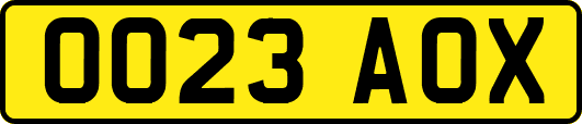 OO23AOX