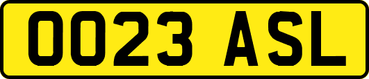 OO23ASL