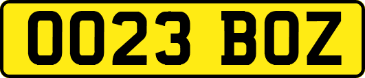 OO23BOZ