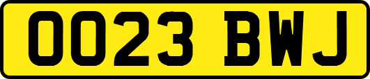 OO23BWJ