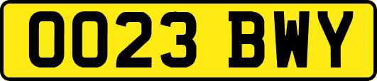OO23BWY