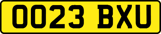 OO23BXU