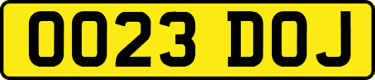 OO23DOJ