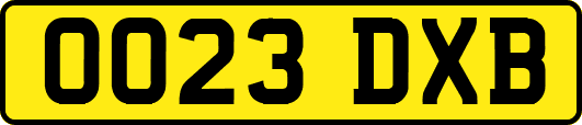 OO23DXB