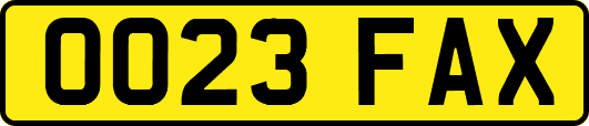 OO23FAX