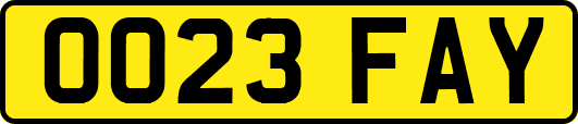 OO23FAY