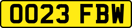 OO23FBW