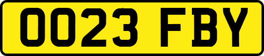 OO23FBY