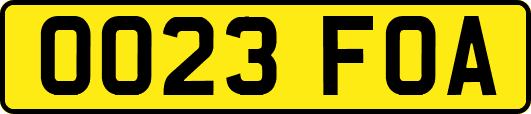 OO23FOA