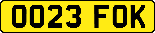 OO23FOK