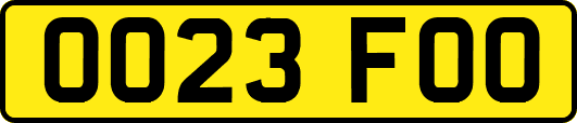 OO23FOO
