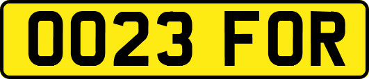 OO23FOR