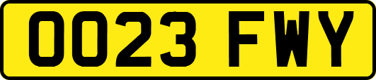 OO23FWY