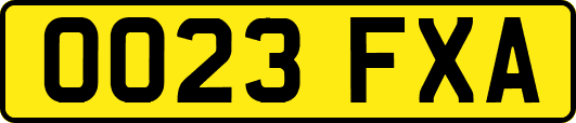 OO23FXA