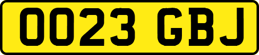 OO23GBJ