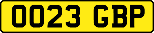 OO23GBP