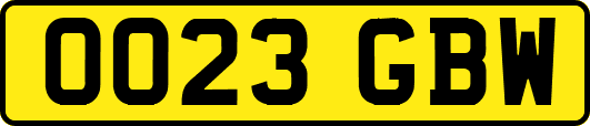 OO23GBW