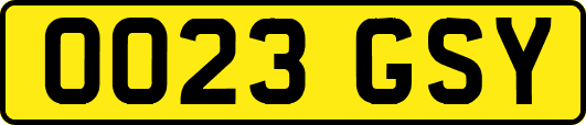 OO23GSY