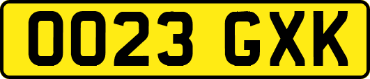 OO23GXK