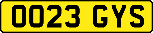 OO23GYS