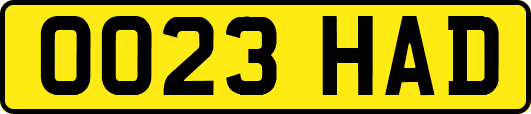 OO23HAD