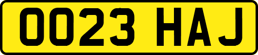 OO23HAJ