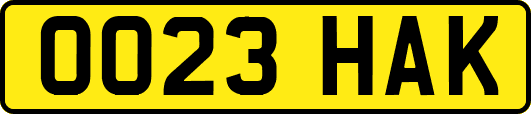 OO23HAK