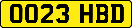 OO23HBD