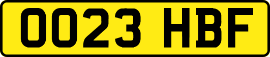 OO23HBF